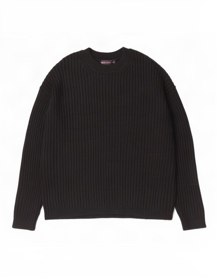 Marks & Spencer - Jersey de cuello redondo para mujer, talla 40, talla M, color negro