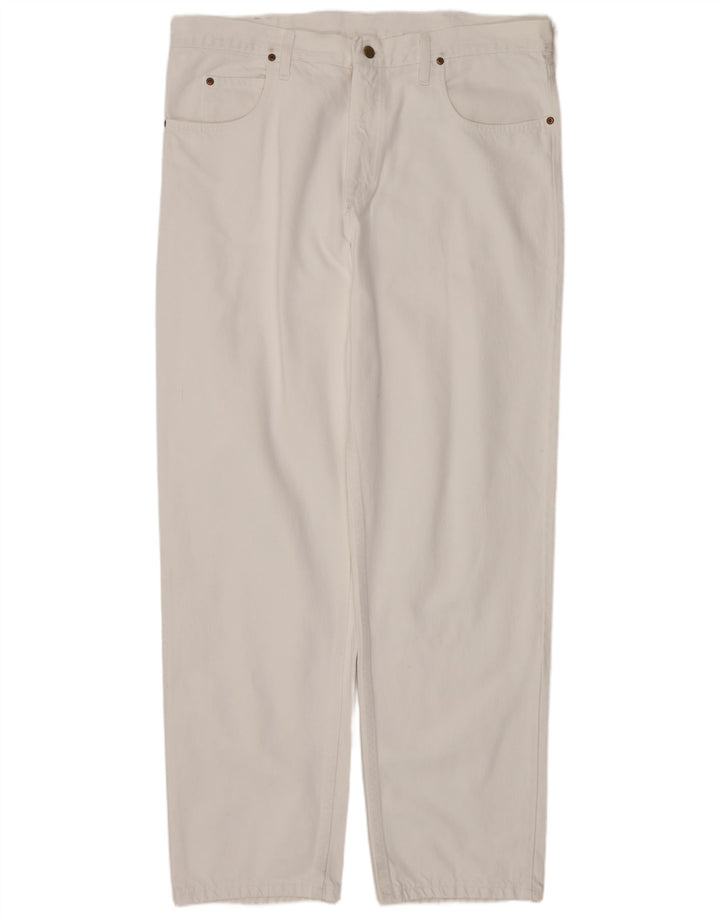 LEE Vaqueros rectos Kansas para hombre W40 L34 Algodón blanco