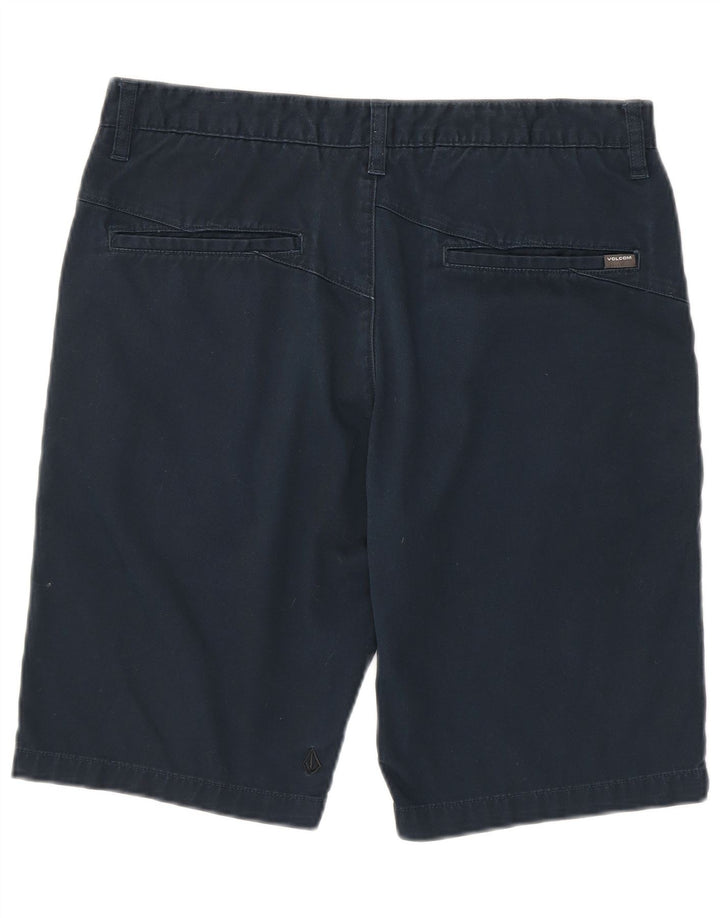 Pantalones cortos chinos Volcom para hombre W32 Algodón azul marino mediano