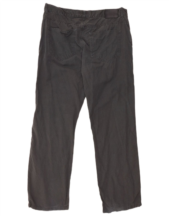 GANT Pantalones informales Jason de corte regular para hombre W36 L30 Gris