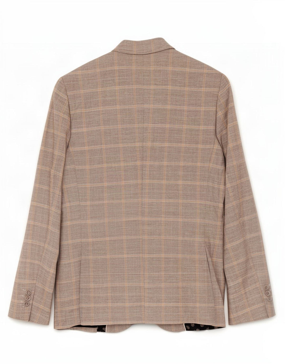 Americana de corte slim con 2 botones para hombre de River Island ES 38 Gris medio a cuadros