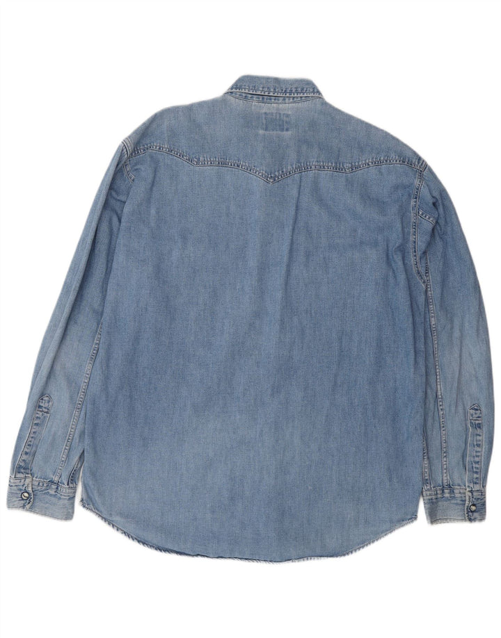 LEVI'S Camisa vaquera para hombre Algodón azul grande