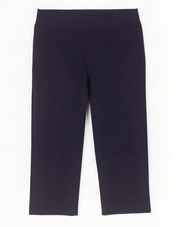 Marks & Spencer Pantalones de Chándal para Mujer UK 40 XL Algodón Azul Marino