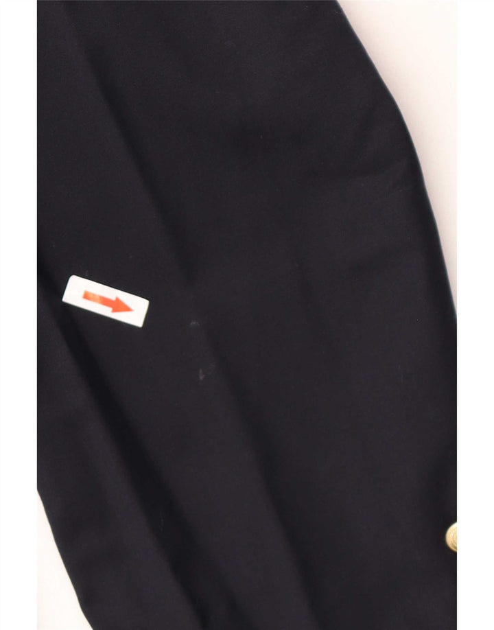 Chaps Chaqueta tipo blazer con 1 botón para hombre de corte regular UK 44 2XL Azul marino Lana virgen