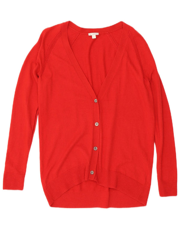 Gap Suéter tipo cárdigan extragrande para mujer UK 10 Small Red Nylon