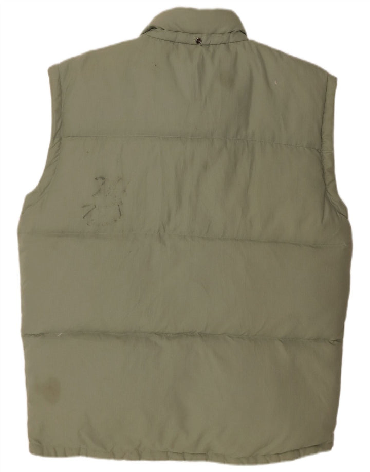 Fila Chaleco acolchado para hombre UK 40 Large Poliamida verde