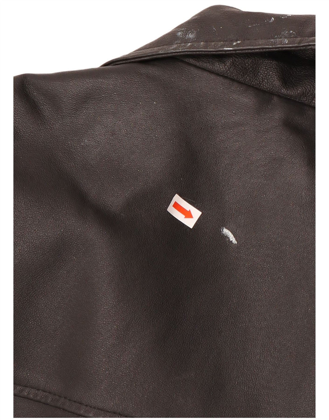 Angelo Litrico Chaqueta de cuero para hombre UK 42 XL Cuero negro