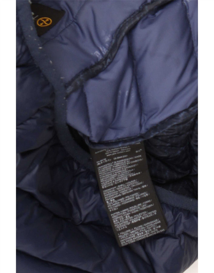 Jack Wolfskin Chaqueta acolchada para mujer UK 8/10 Small Azul marino Nylon