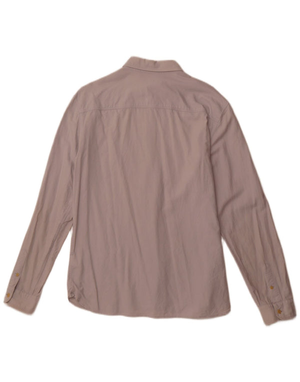 Camisa All Saints Hombre Algodón Blanco Roto Medio