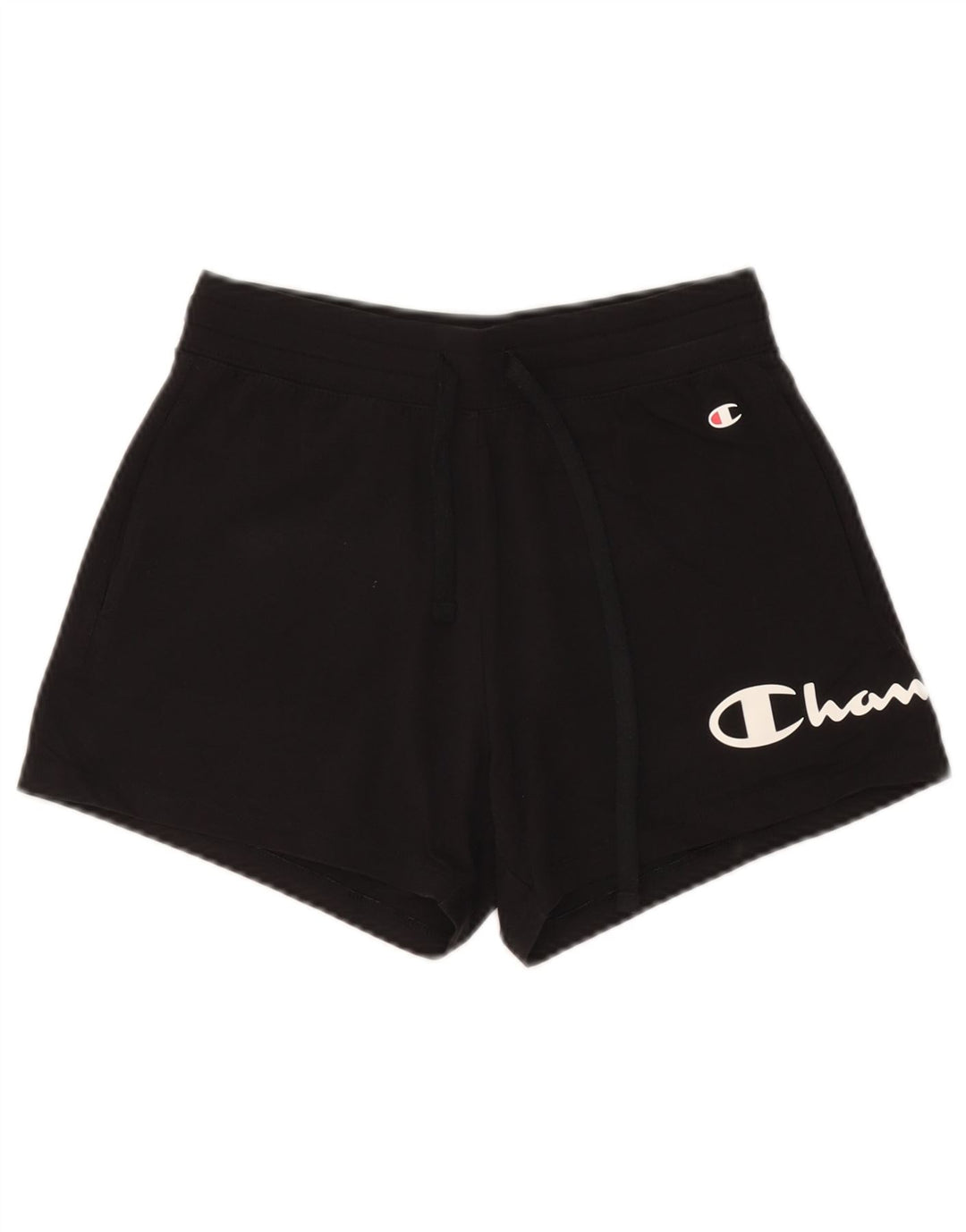 Champion Shorts deportivos gráficos para mujer Reino Unido 12 Mediano Negro