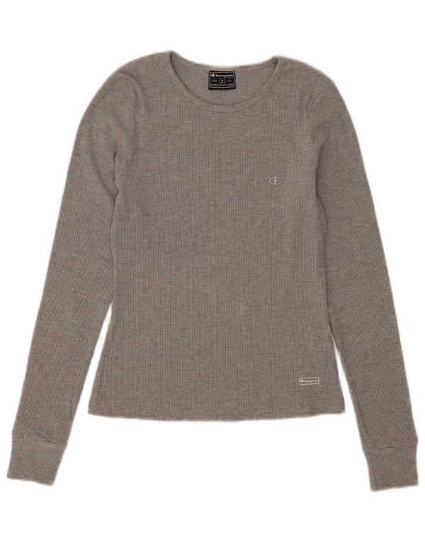 Champion Mujer Top Manga Larga UK 44 Gris Medio