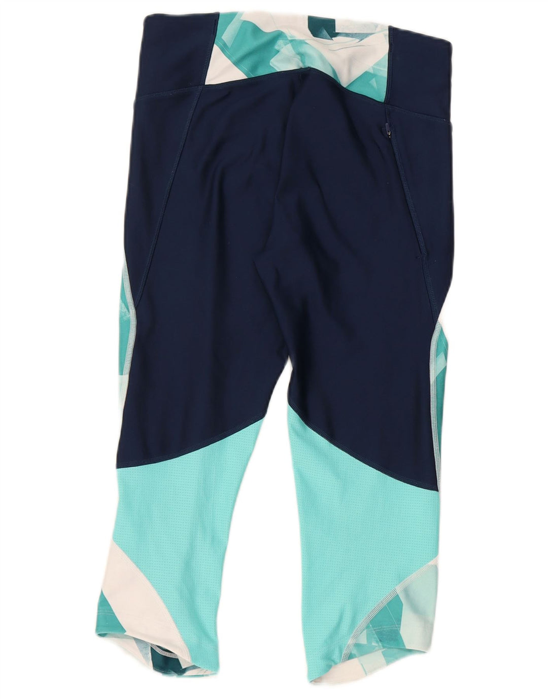 Under Armour Leggings de compresión para mujer UK 12 Medium Turquesa Geométrico