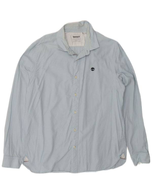 Timberland Camisa Slim Fit Hombre XL Algodón Azul