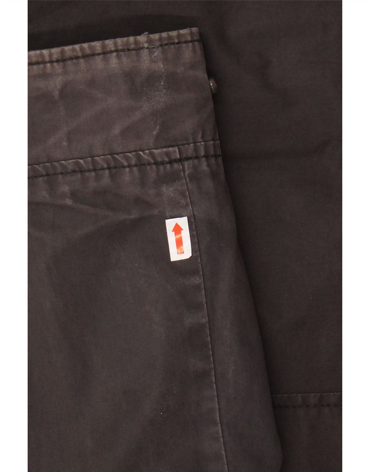 SUPERDRY Chaqueta bomber estampada para hombre UK 42 XL Algodón negro