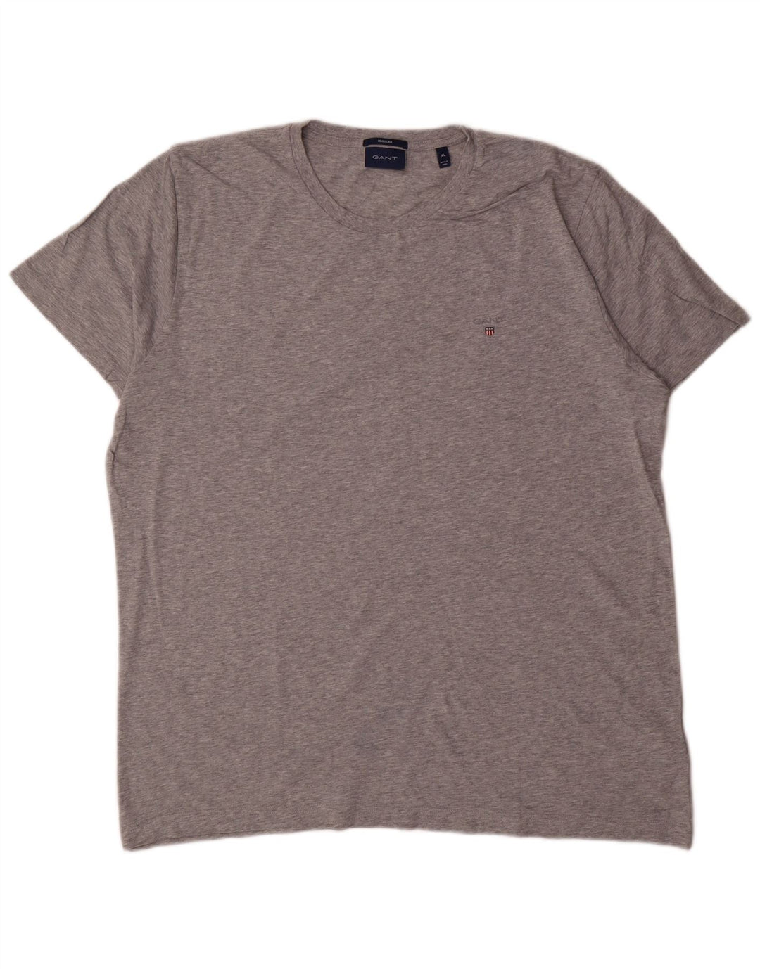 GANT Camiseta Regular Fit para Hombre Top XL Gris Algodón