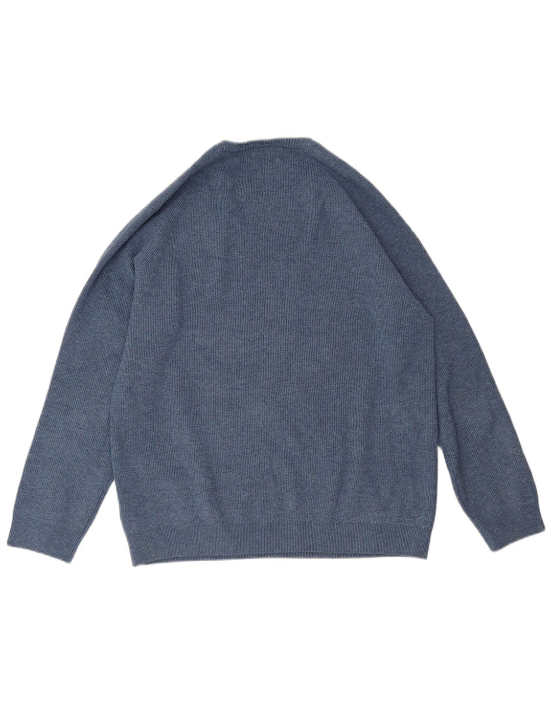 Marks & Spencer Jersey de cuello redondo para hombre XL Poliéster azul