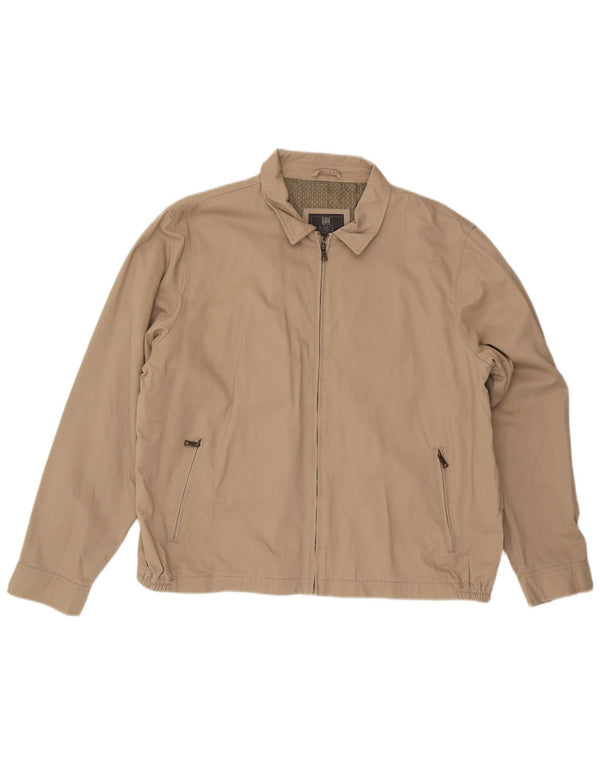 Marks & Spencer Chaqueta Bomber para Hombre UK 44 2XL Algodón Beige
