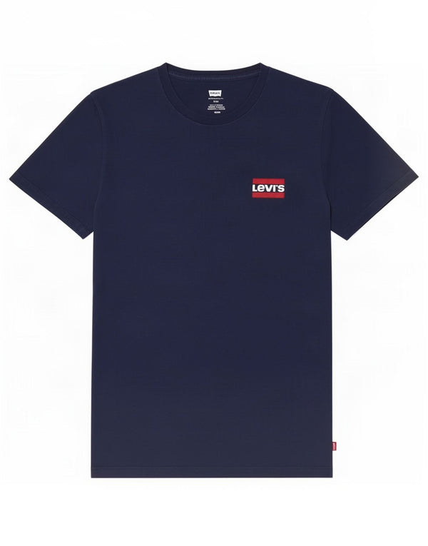 Levi's Hombre Slim Camiseta Top Medium Azul Marino Algodón