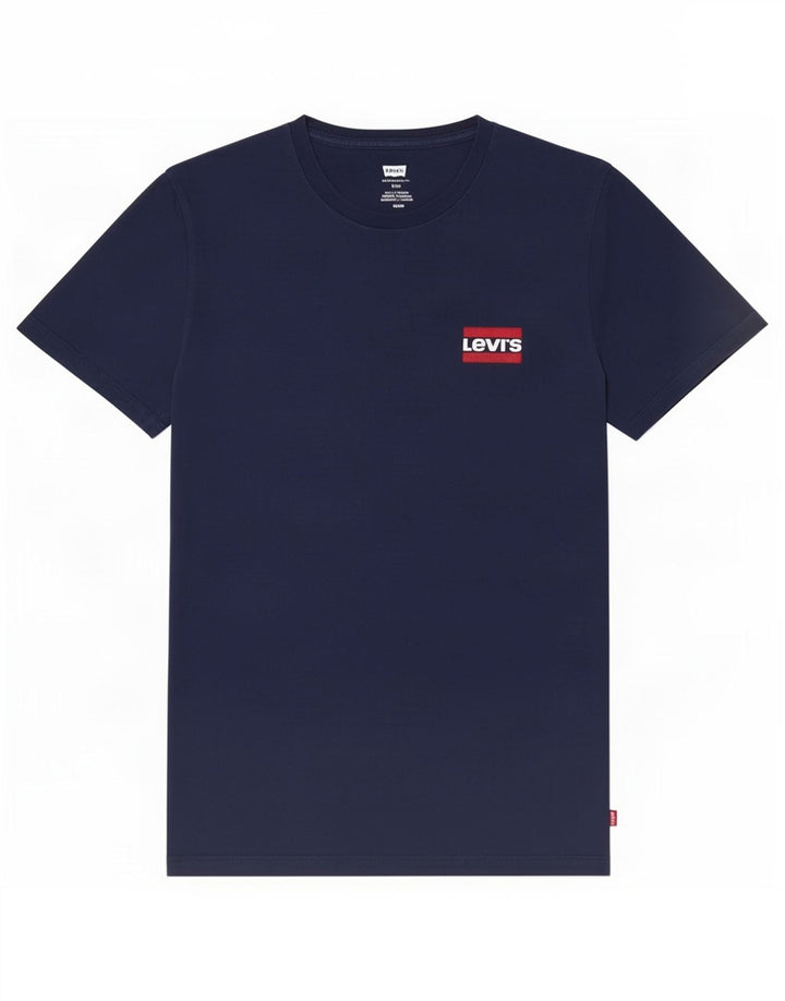 Levi's Hombre Slim Camiseta Top Medium Azul Marino Algodón