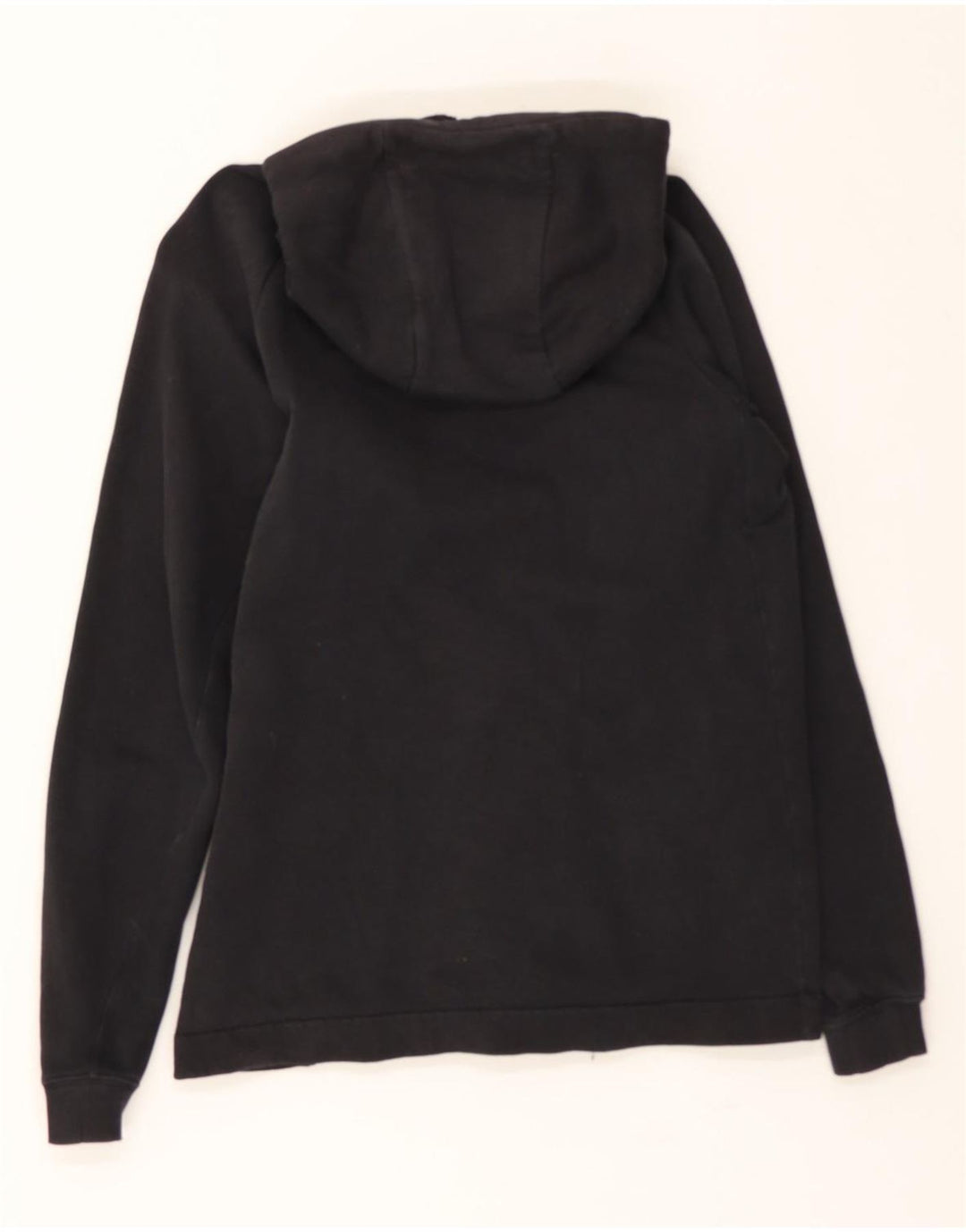 NIKE Mens Zip Hoodie Sweater Small Black Cotton Vintage Nike and Second-Hand Nike from Messina Hembry 