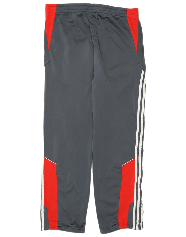 Adidas Pantalones de chándal para hombre ES 38/40 Gris medio Poliéster