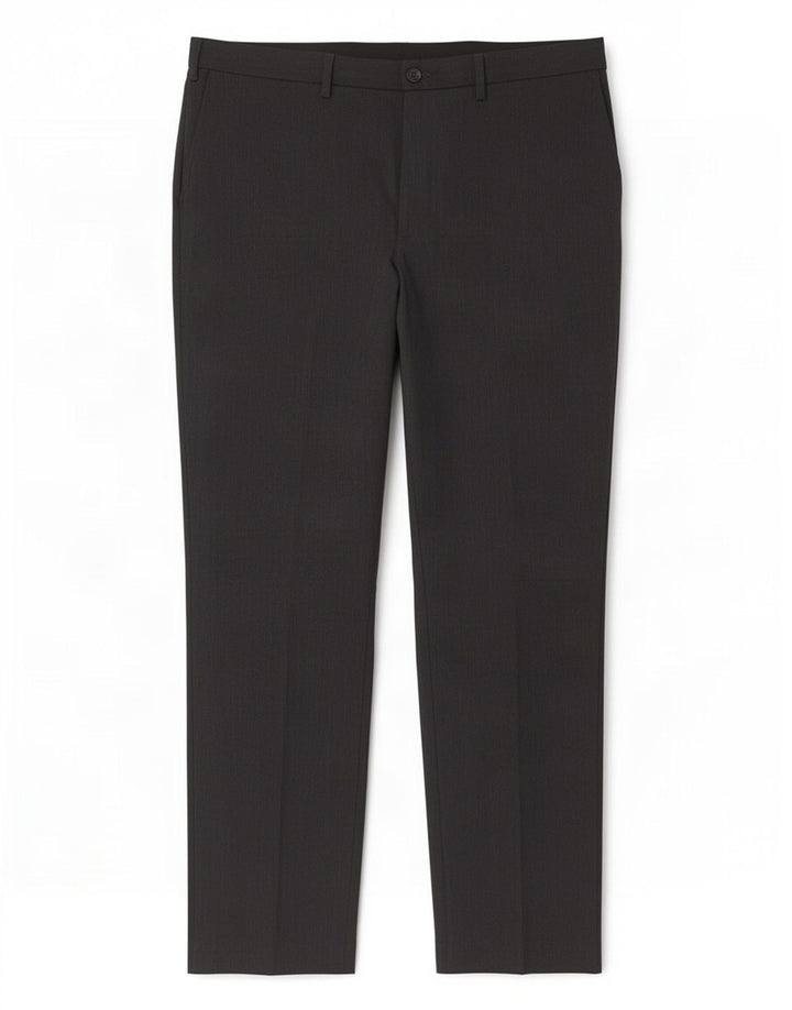Marks & Spencer Pantalón de traje ajustado para hombre W38 L31 Poliéster gris
