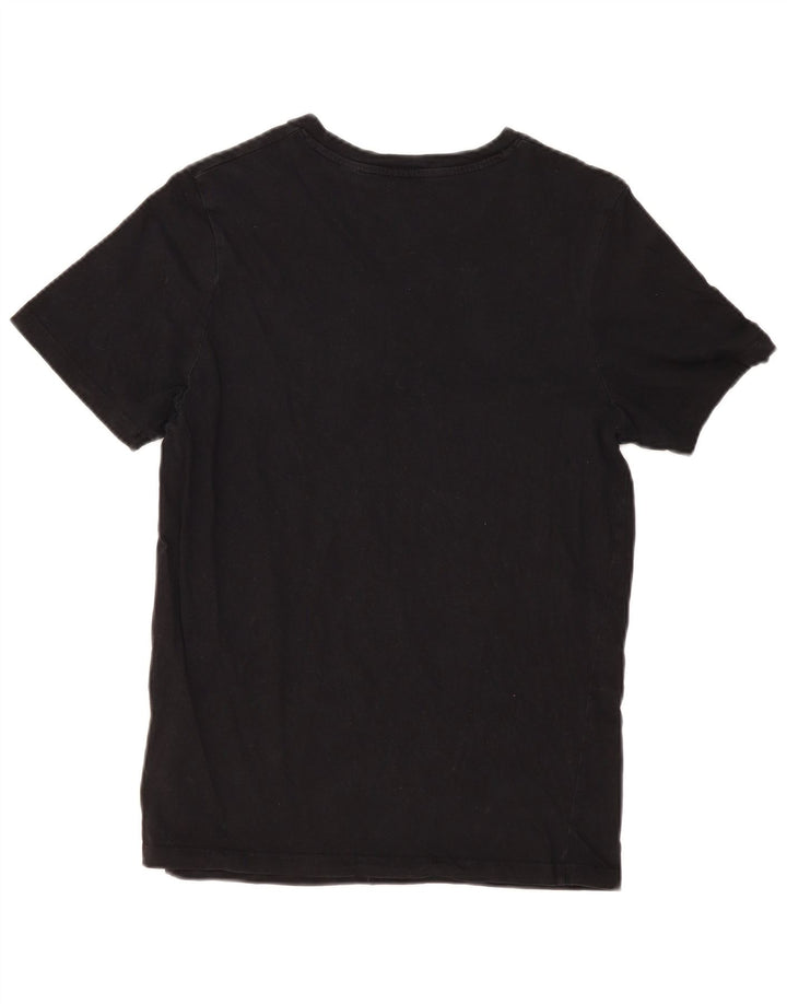 Jack & Jones - Camiseta gráfica para hombre, talla mediana, algodón negro