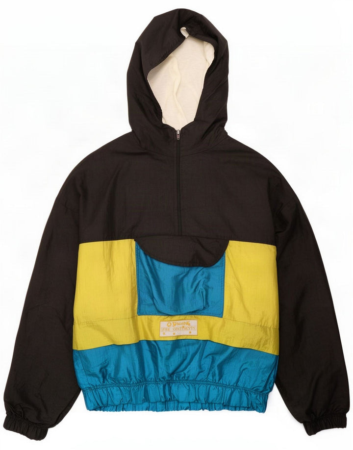 Chaqueta superior de chándal con capucha Spalding para hombre, mediana, multicolor, bloque de color