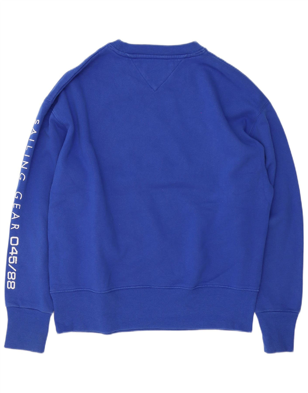 Tommy Hilfiger Hombre Sudadera Gráfica Jumper Large Algodón Azul