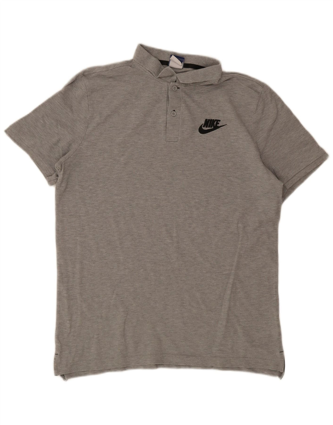 Nike Polo para hombre de algodón moteado gris grande