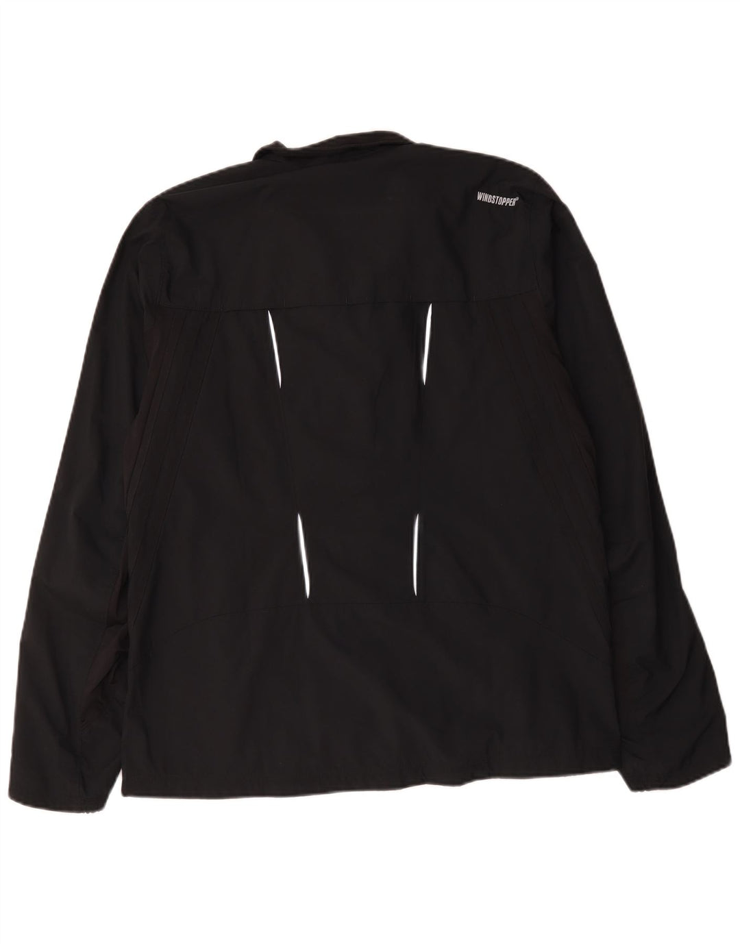 ADIDAS Chaqueta impermeable Clima Proof para hombre Reino Unido 40 Grande Poliéster negro