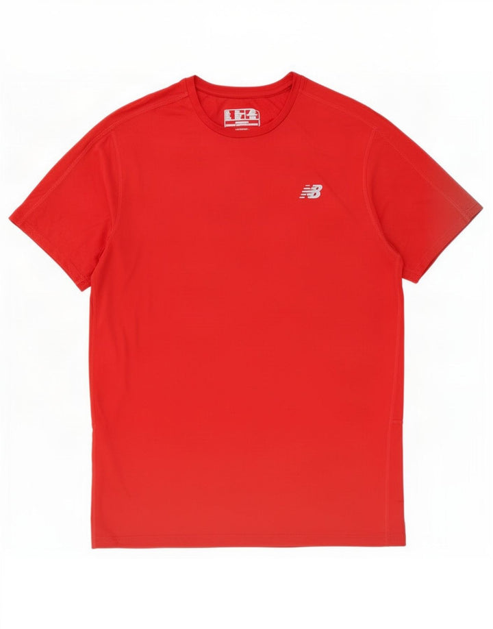 New Balance Hombre Camiseta Top Grande Poliéster Rojo