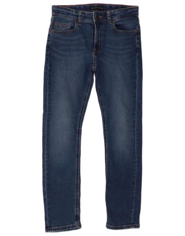 Tommy Hilfiger Vaqueros ajustados para niños 11-12 años W28 L26 Algodón azul