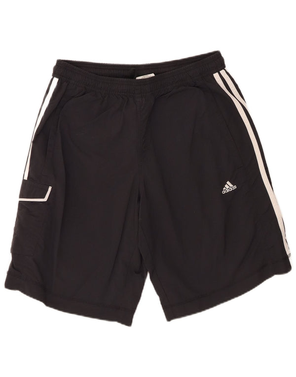 Adidas Pantalones Cortos Deportivos Cargo para Hombre Negro Mediano