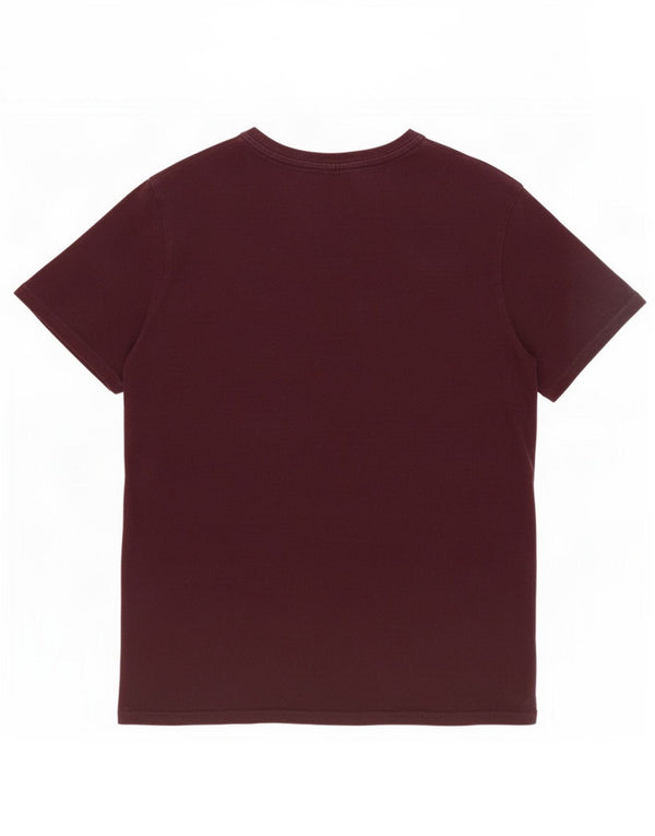 Fred Perry Camiseta Hombre Top XL Borgoña Algodón