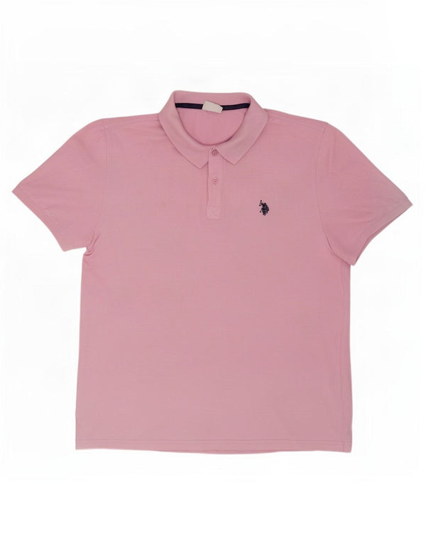 Asociación de Polo de EE. UU. Camisa Hombre XL Algodón Rosa