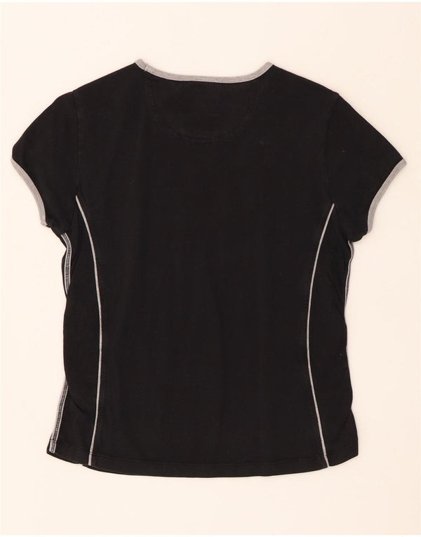 CHAMPION Camiseta con gráfico Heritage Classics para mujer UK 40 M Negro