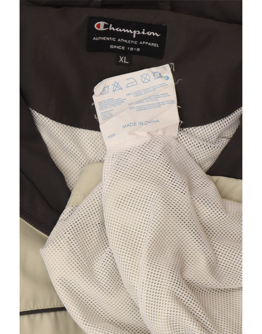 CHAMPION Chaqueta superior de chándal para hombre XL Poliéster verde