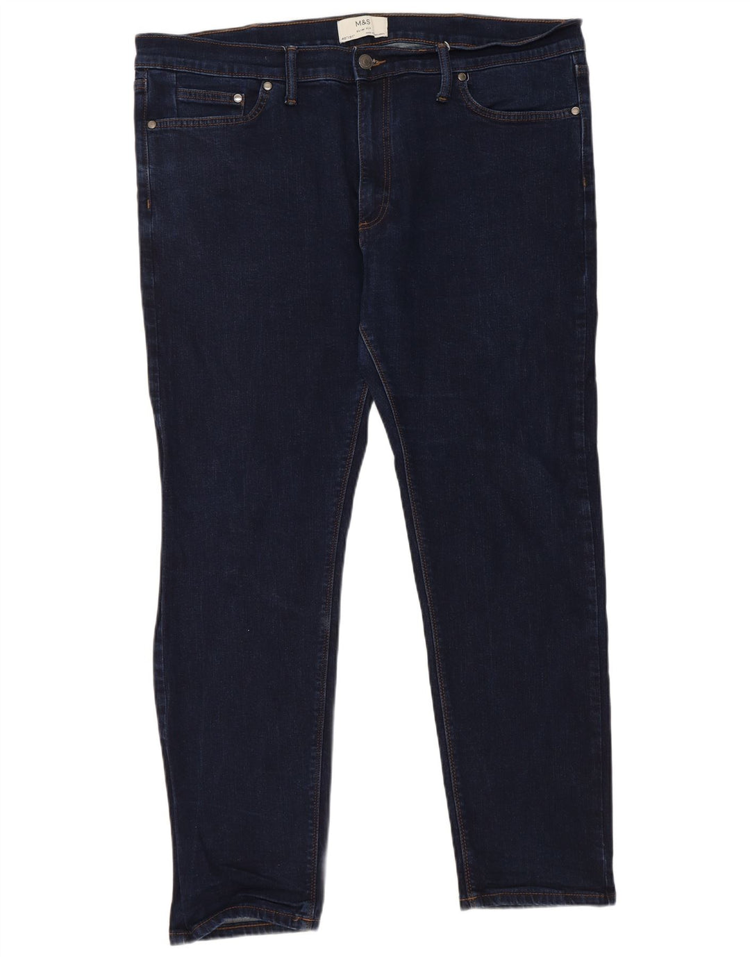 Vaqueros ajustados para mujer Marks & Spencer W40 L31 Algodón azul marino