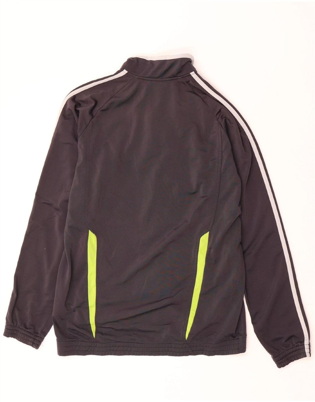 ADIDAS Hombre Chándal Top Chaqueta Gris Medio Colorblock