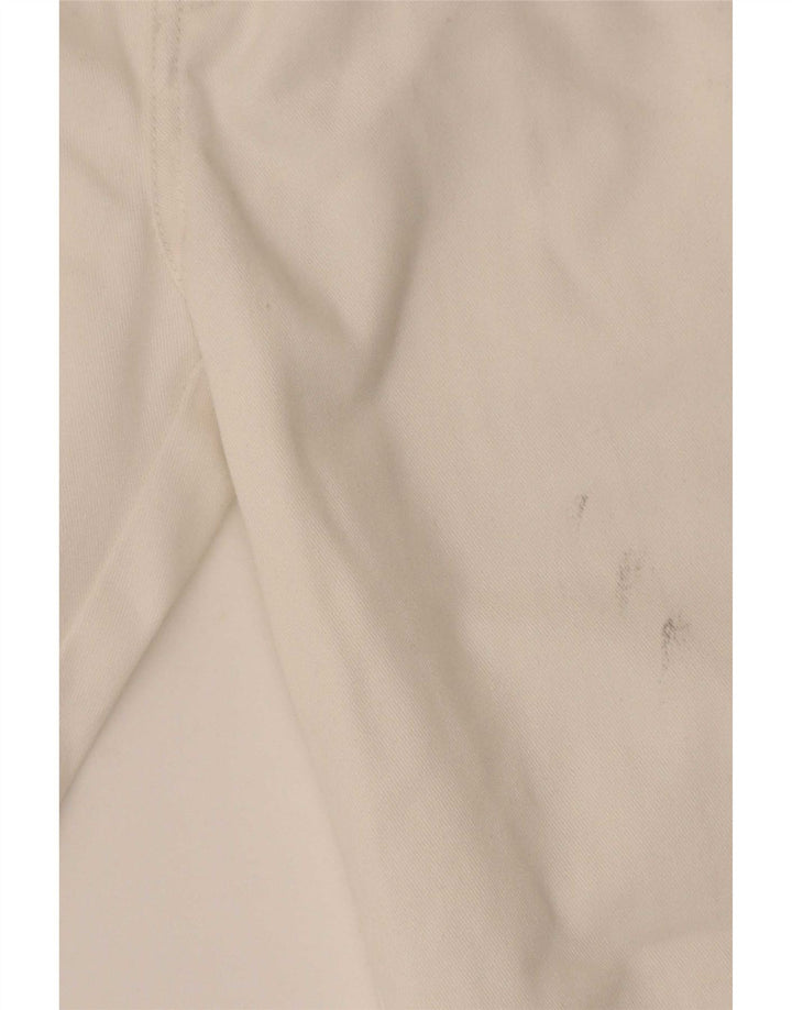 Pantalones cortos Dickies de cintura alta para mujer W28 L25 Poliéster blanco