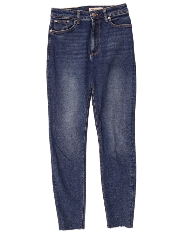 Zara Vaqueros Pitillo Mujer EU 40 Mediano W30 L28 Azul