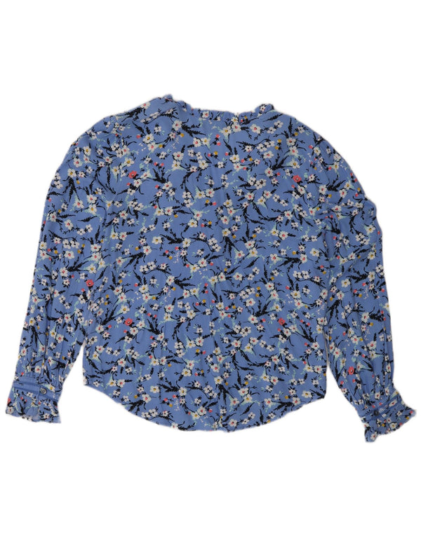 Marks & Spencer Blusa camisera extragrande para mujer UK 8 Small Blue Floral