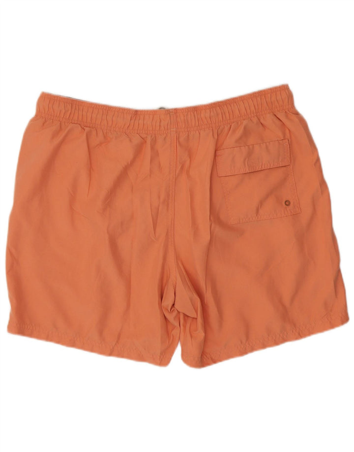 MARKS & SPENCER Mens Swimming Shorts XL  Orange Polyester