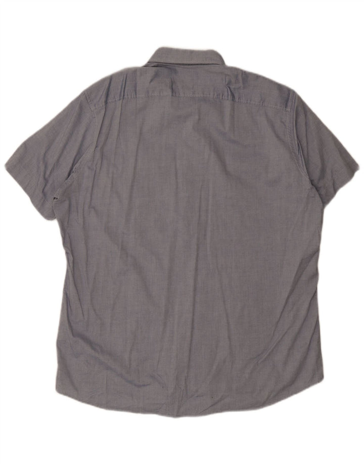 Pierre Cardin Camisa Manga Corta Hombre XL Azul