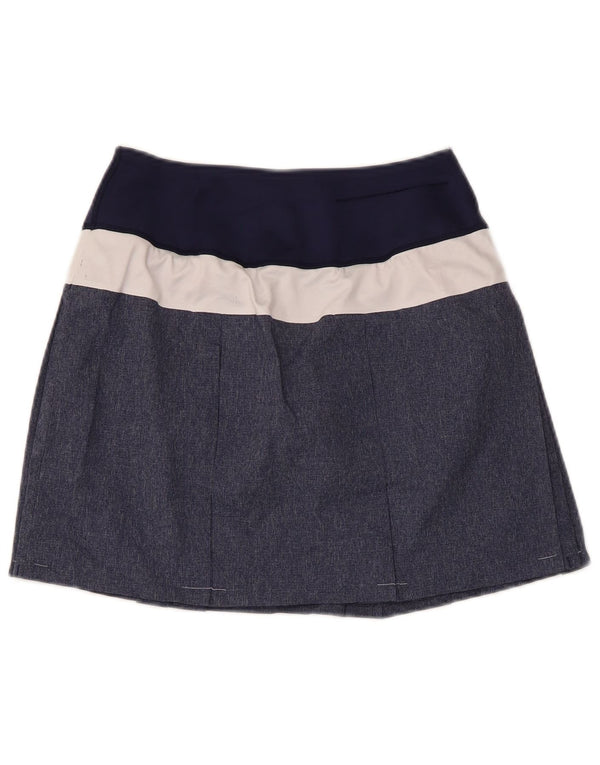 Puma Mujer Skort UK 8 Pequeño Azul Colorblock Poliéster Deportes