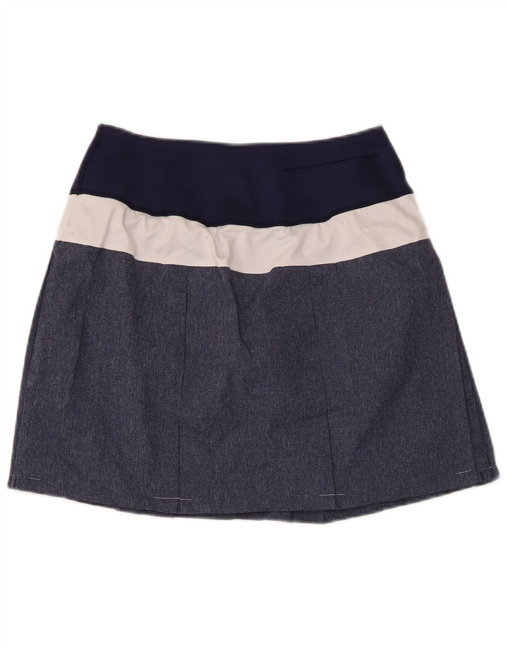 Puma Mujer Skort UK 8 Pequeño Azul Colorblock Poliéster Deportes