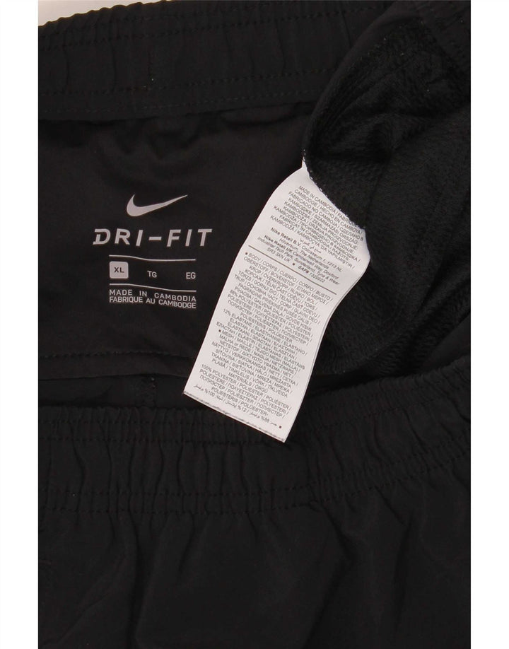 Nike Hombre Dri Fit Chándal Pantalones Joggers XL Negro Poliéster