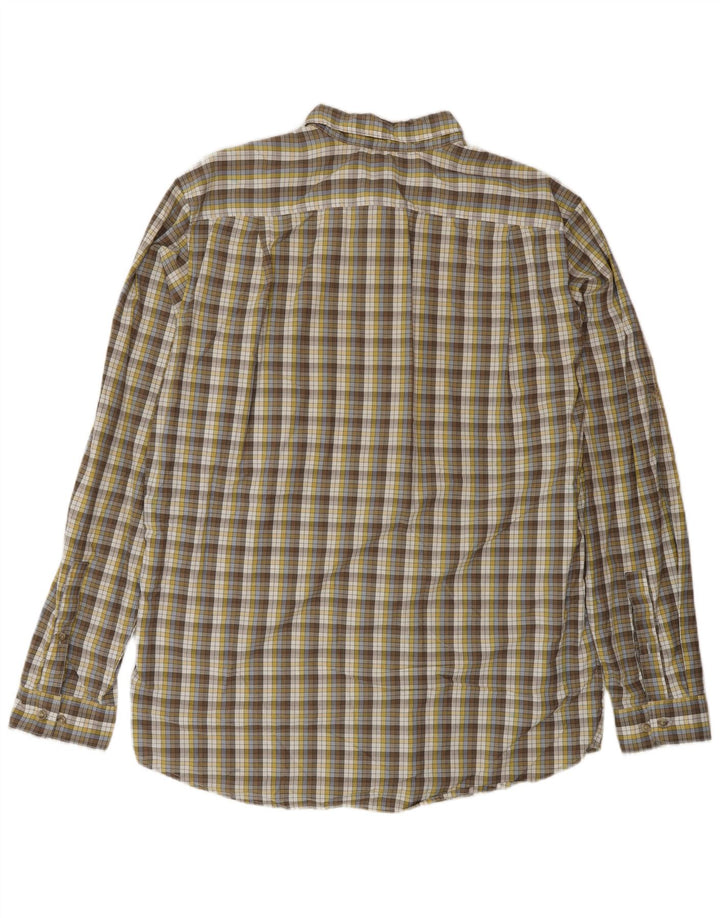 Eddie Bauer Camisa alta de franela de corte clásico para hombre Cuadros multicolores grandes