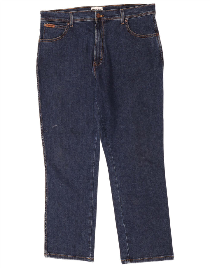 Wrangler Vaqueros Rectos Para Hombre W36 L30 Azul
